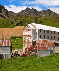 Independence Mine State Historical Park Visitor Center Paint By Number