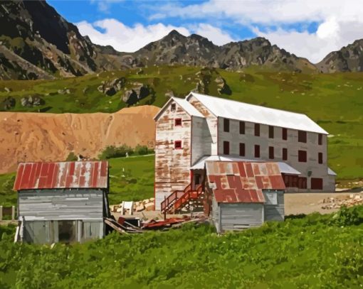 Independence Mine State Historical Park Visitor Center Paint By Number