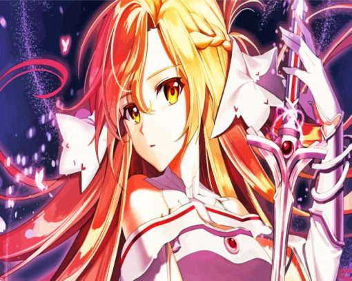 Asuna Yuuki Paint By Number