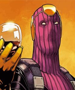 Baron Zemo Illustration Paint By Number