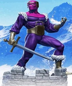 Baron Zemo Marvel Paint By Number