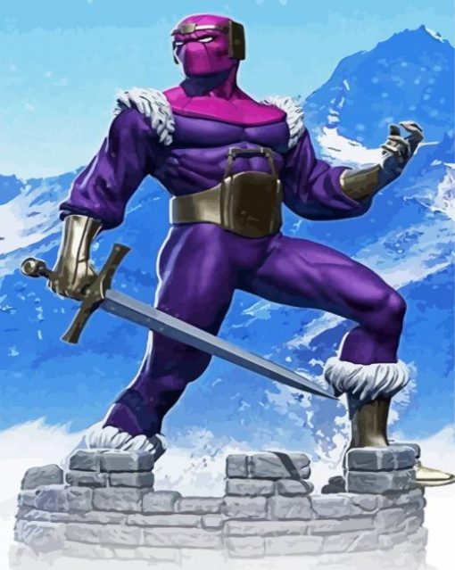 Baron Zemo Marvel Paint By Number