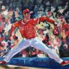 Baseball Pitcher Art Paint By Number