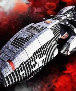 Battlestar Galactica Ship Paint By Number