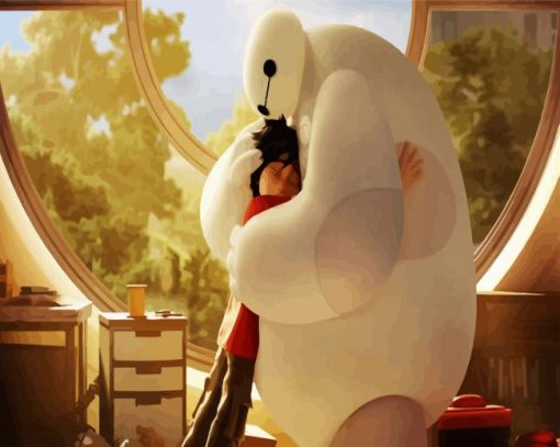 Baymax And Hiro Paint By Number