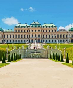 Belvedere Palace Vienna Paint By Number