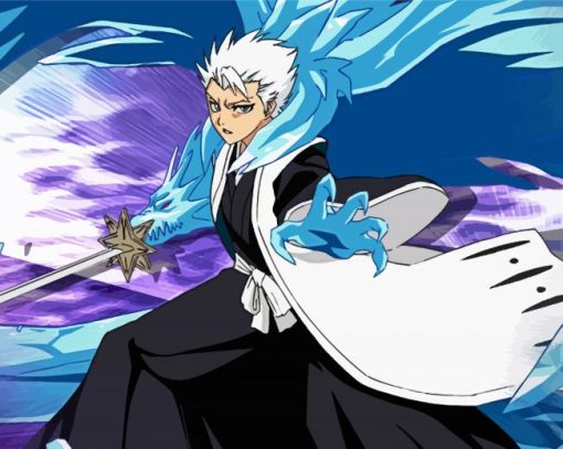 Bleach Hitsugaya Toshiro Paint By Number