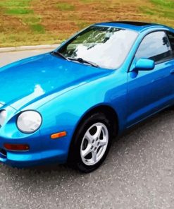 Blue Toyota Celica Car Paint By Number