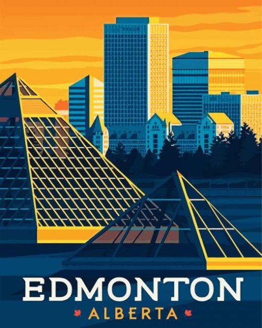 Canada Edmonton Paint By Number