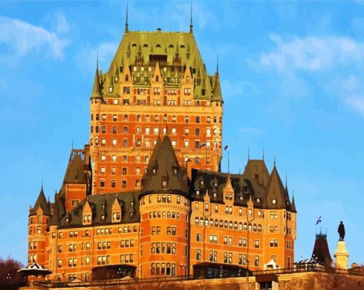 Canada Chateau Frontenac Paint By Number