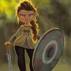 Cartoon Shield Maiden Paint By Number