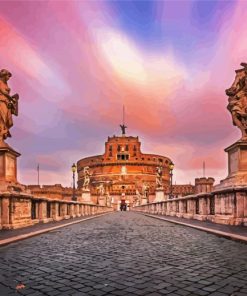 Castel Sant Angelo Vatican Paint By Number