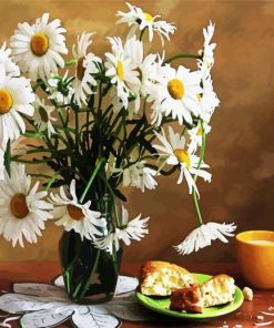 Chamomile Flowers Vase Paint By Number