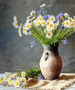 Chamomile Vase Paint By Number