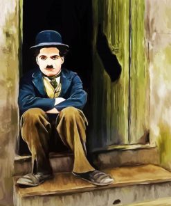 Charlie Chaplin Art Paint By Number