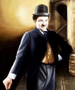 Charlie Chaplin Portrait Paint By Number