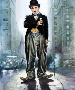 Charlie Chaplin Paint By Number