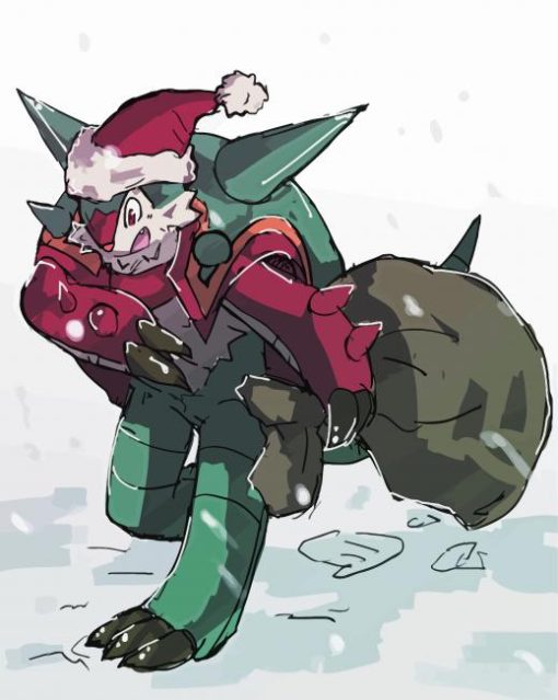 Christmas Chesnaught Paint By Number