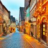 Christmas Vibe In Bavarian Town Paint By Number