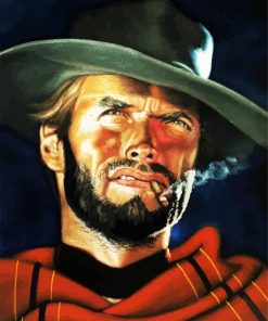 Clint Eastwood Art Paint By Number