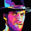 Clint Eastwood Actor Pop Art Paint By Number