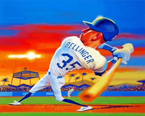 Cody Bellinger Caricature Paint By Number