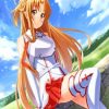 Cute Asuna Character Anime Paint By Number