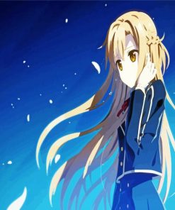 Cute Asuna Anime Paint By Number