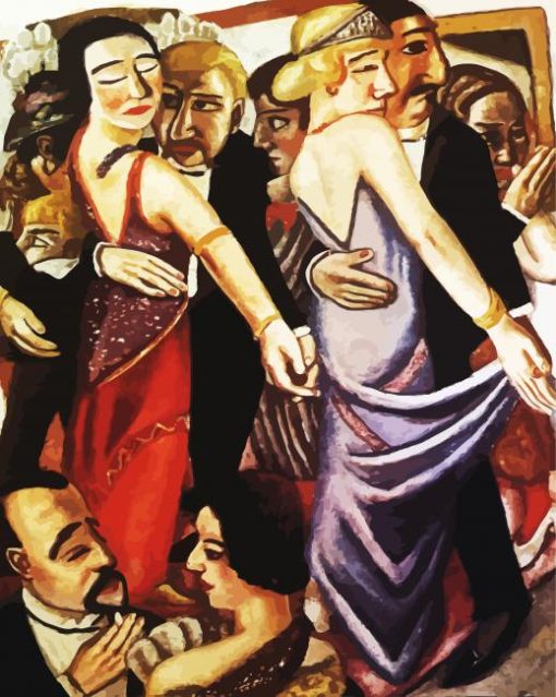 Dancing Bar In Baden Baden By Beckmann Paint By Number