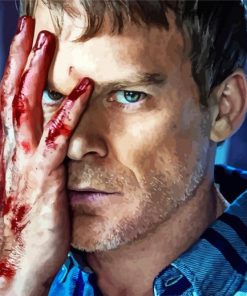 Dexter Morgan Actor Paint By Number