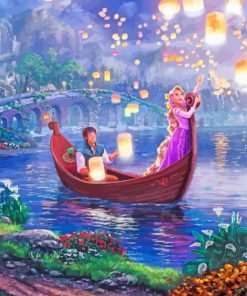 Disney Tangled Gondola Paint By Number