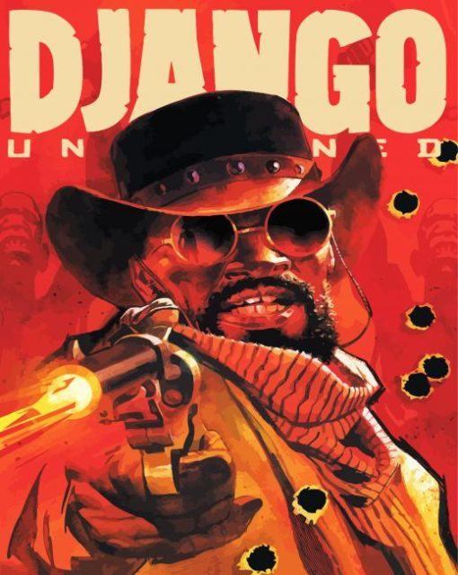 Django Movies Paint By Number