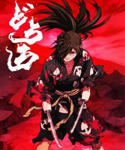 Hyakkimaru From Dororo Paint By Number