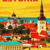 Estonia Poster Paint By Number