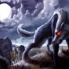 Fantasy Wolf In Cemetery Paint By Number