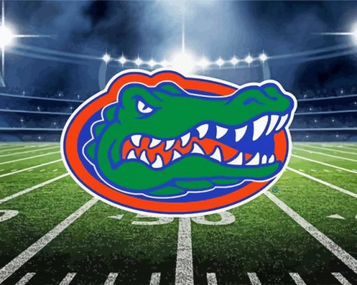 Florida Gators Logo Paint By Number