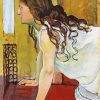 Girl At The Window Hodler Art Paint By Numbe