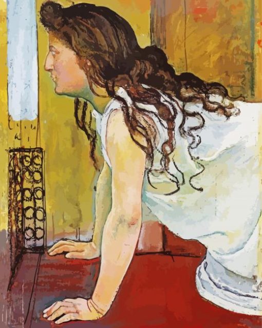 Girl At The Window Hodler Art Paint By Numbe