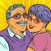 Grandparents Pop Art Paint By Numbe