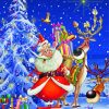 Happy Santa Claus Paint By Number