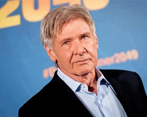 Harrison Ford Actor Paint By Number