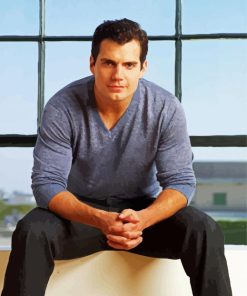 Henry Cavill British Actor Paint By Number