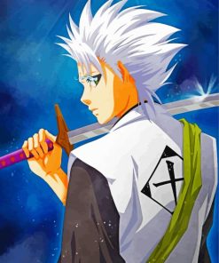 Hitsugaya Toshiro Bleach Anime Manga Paint By Number