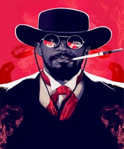 Illustration Django Paint By Number