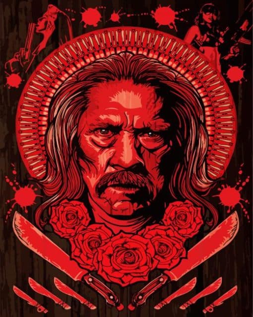 Machete Kills Illustration Paint By Number