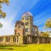 Japan Hiroshima Atomic Bomb Dome Paint By Number