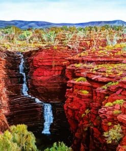 Joffre Gorge Karijini Pilbara Paint By Number