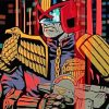 Judge Dredd Hero Paint By Number