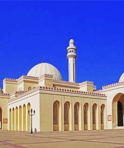 Al Fateh Grand Mosque Manama Bahrain Paint By Number