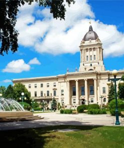 Manitoba Legislative Building Paint By Number